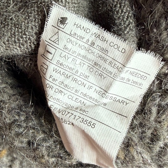 Vince Women’s Mohair Wool Blend Relaxed Fit Pocketed Pullover Tunic Sweater Sz M - Picture 6 of 10